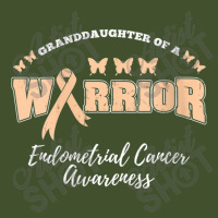 Womens Granddaughter Of A Warrior Endometrial Cancer Awareness Sun Shade Cap | Artistshot