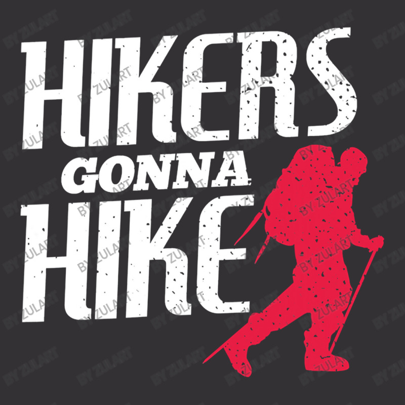 Hikers Gonna Hike Modern Distressed Vintage Hoodie by ZulArt | Artistshot