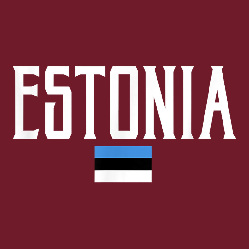 Estonia Flag Vintage White Text T Shirt Retro Trucker Cap | Artistshot