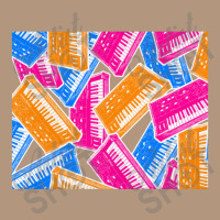 Analog Synthesizer Repeat Pattern Collage Artwork Design Retro Trucker Cap | Artistshot