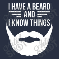 I Have A Beard And I Know Things Manly Beard Retro Trucker Cap | Artistshot