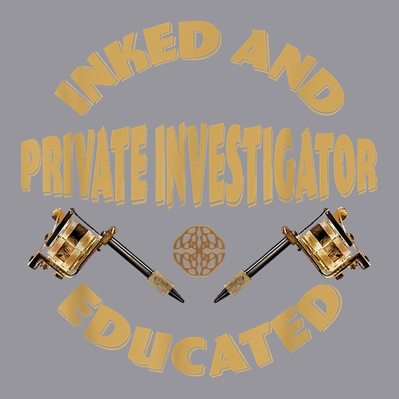 Inked And Educated Private Investigator T Shirt Retro Trucker Cap by MoczoTenleigh | Artistshot