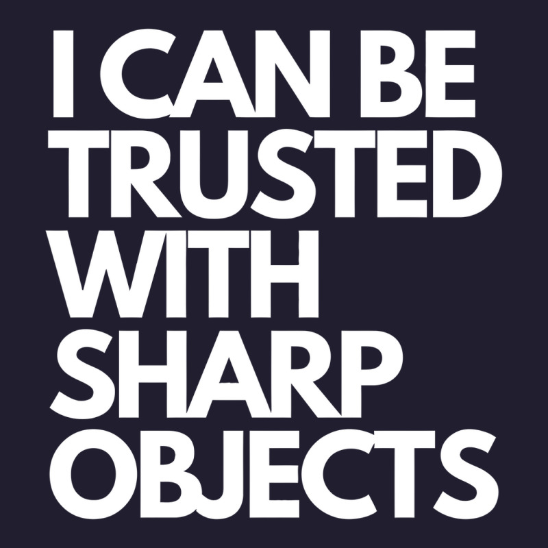 I Can Be Trusted Sharp Objects Seamless Cap | Artistshot