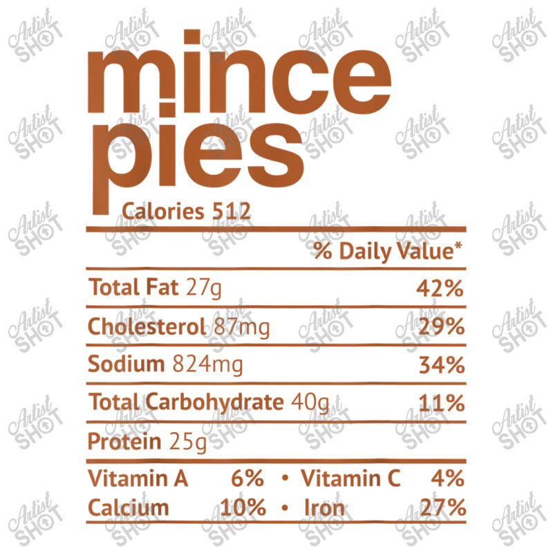 Mince Pies Nutrition Facts Funny Thanksgiving Christmas Food Seamless Cap by Yuh2105 | Artistshot