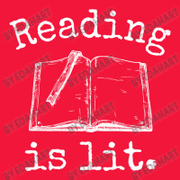 Reading Is Lit Open Book With Bookmark Design Funny Gift For Bookworm Seamless Cap | Artistshot