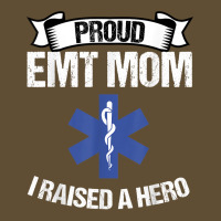 Proud Emt Mom I Raised A Hero Women Paramedics Ems T Shirt Seamless Cap | Artistshot