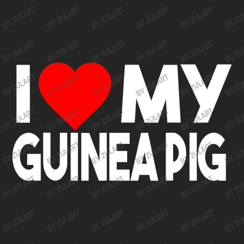 I Love My Guinea Pig Funny Animal 3/4 Sleeve Shirt | Artistshot