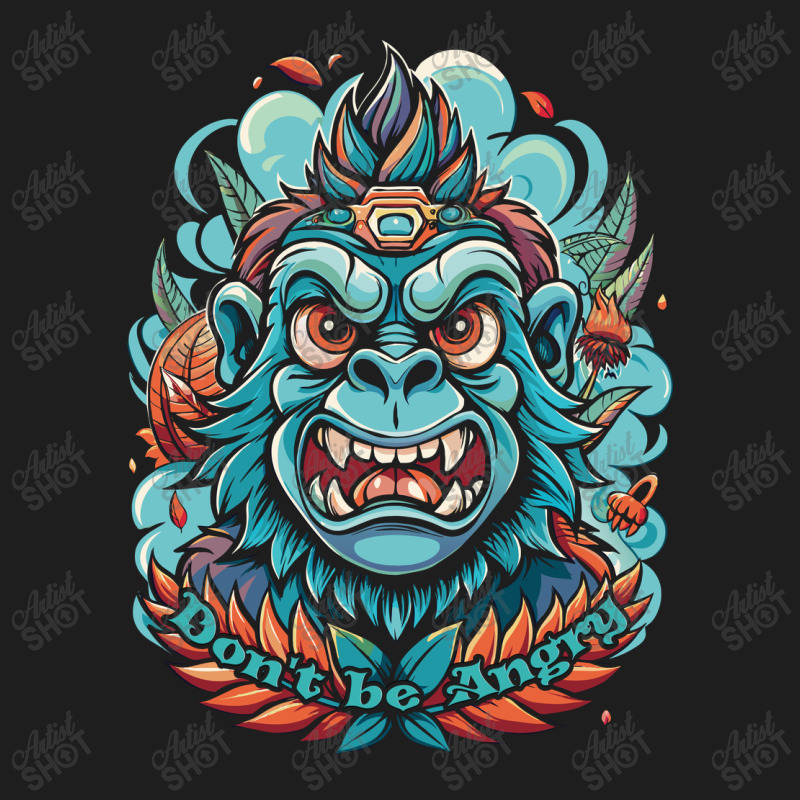 Angry Ape Classic T-shirt by Artsimetris | Artistshot