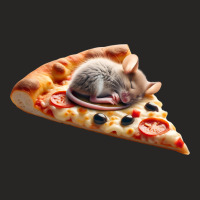 Pizza And Mouse Ladies Fitted T-shirt | Artistshot