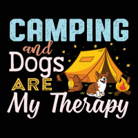 Camping And Dogs Are My Therapy Retro Vintage Toddler 3/4 Sleeve Tee | Artistshot