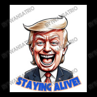 Trump Staying Alive! V-neck Tee | Artistshot