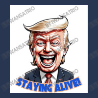 Trump Staying Alive! Men Denim Jacket | Artistshot