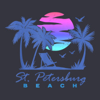 St. Petersburg Beach St Pete Florida Vacation Vintage Sunset Snapback Trucker Cap | Artistshot