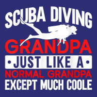 Scuba Diving Grandpa Underwater Ocean Lover Scuba Diver Snapback Trucker Cap | Artistshot