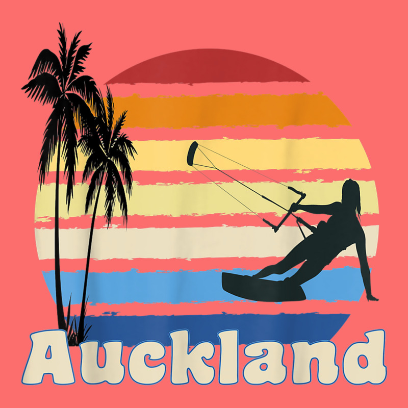 Auckland New Zealand Kitesurfing Kitesurfer Beach Snapback Trucker Cap by Dapper | Artistshot