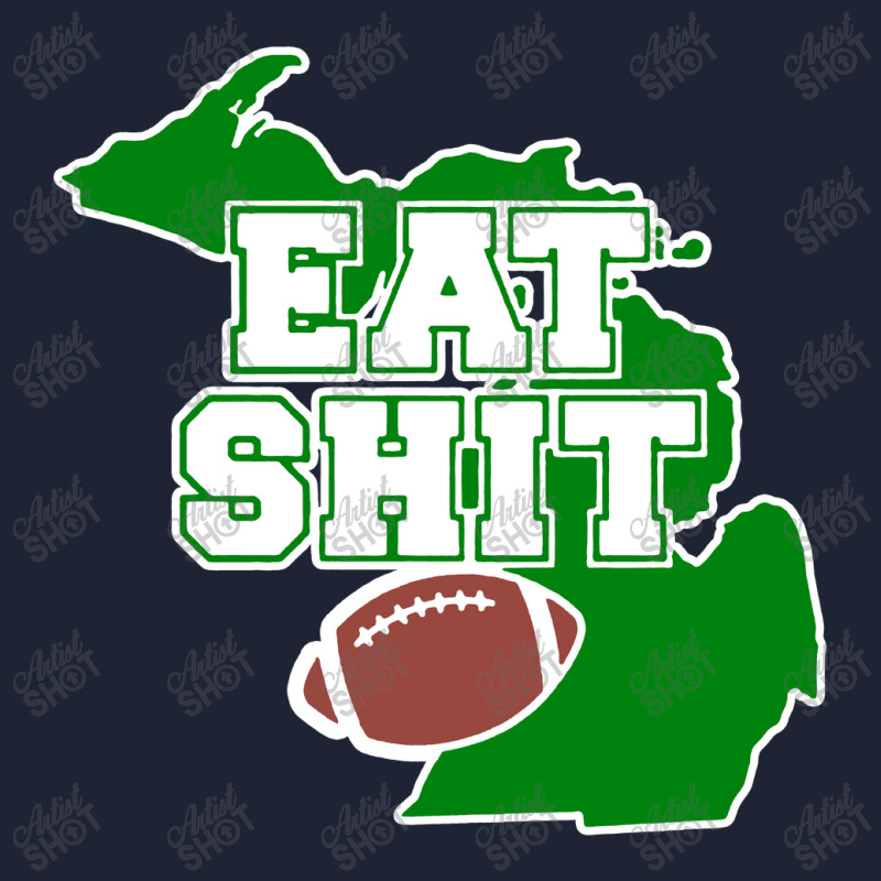 Eat Shit Michigan State Snapback Trucker Cap by Begegeg | Artistshot