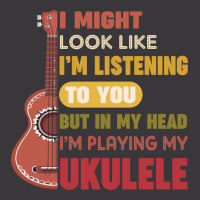 I Might Look Like I'm Listening To You But My Head I'm Playing My Ukul Ladies Curvy T-shirt | Artistshot