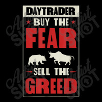 Day Trader Buy The Fear Sell The Greed Bear Bull Market Maternity Scoop Neck T-shirt | Artistshot