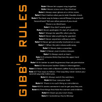 Gibbs's Rules V-neck Tee | Artistshot