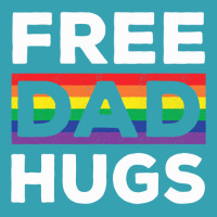 Free Dad Hugs Rainbow Lgbt Pride Fathers Day Gift Dyed Cap | Artistshot