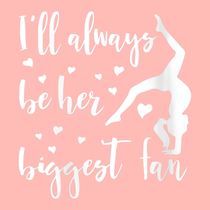 Womens I'll Always Be Her Biggest Fan Gymnastic V Neck T Shirt Urban Heavy T-shirt | Artistshot