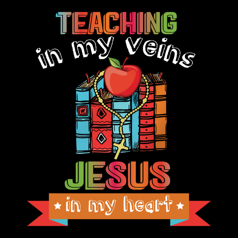 Teaching In My Veins Jesus In My Heart 01 Youth Sweatshirt by vip.pro123 | Artistshot