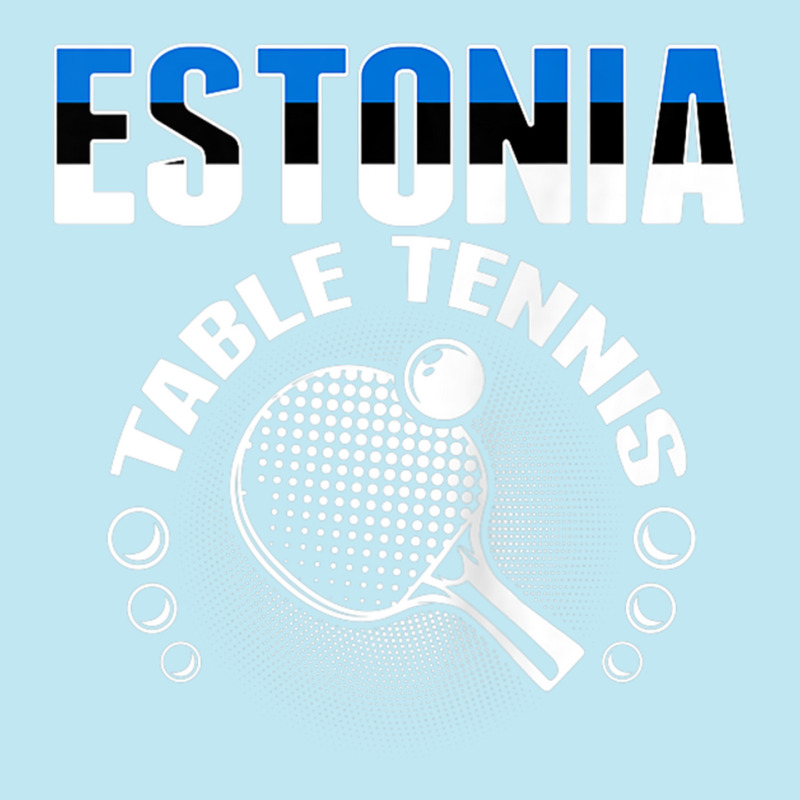 Estonia Table Tennis Fans Jersey Estonian Ping Pong Lovers Tank Top Urban Heavy T-shirt | Artistshot