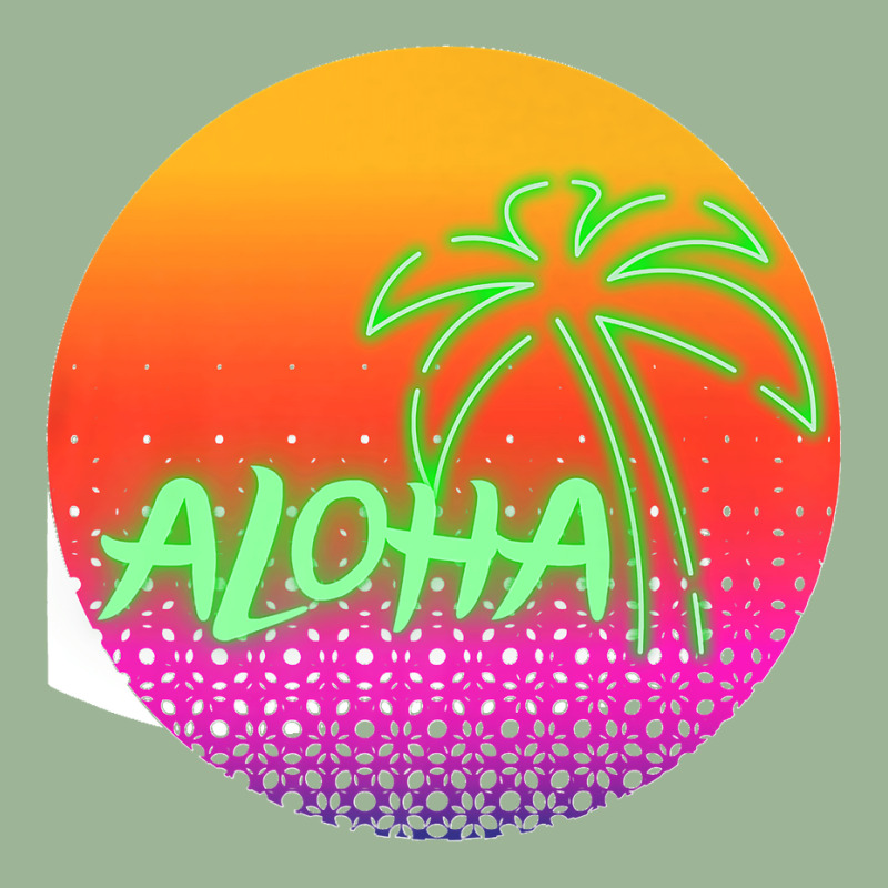 Aloha Hawaii Hawaiian Island Palm Beach Surfboard Sunset Premium Urban Heavy T-shirt by cm-arts | Artistshot