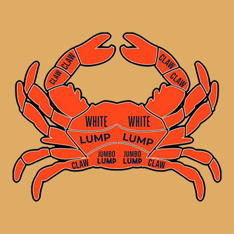 Crab Butcher Diagram Crustaceancore Crab Meat Humor Funny D Pun Great  Urban Heavy T-shirt | Artistshot