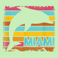 Miami Resident Vintage Dolphin Silhouette Souvenir Gift Urban Heavy T-shirt | Artistshot