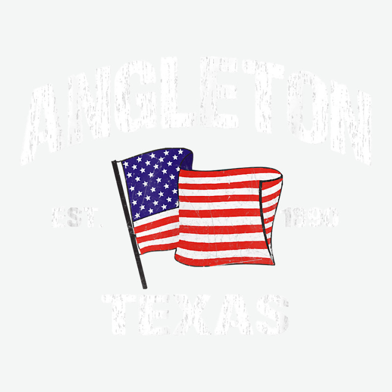 Angleton Texas Tx Usa Stars & Stripes Vintage Style Urban Heavy T-shirt by StaceyLeeAnnHernandez | Artistshot