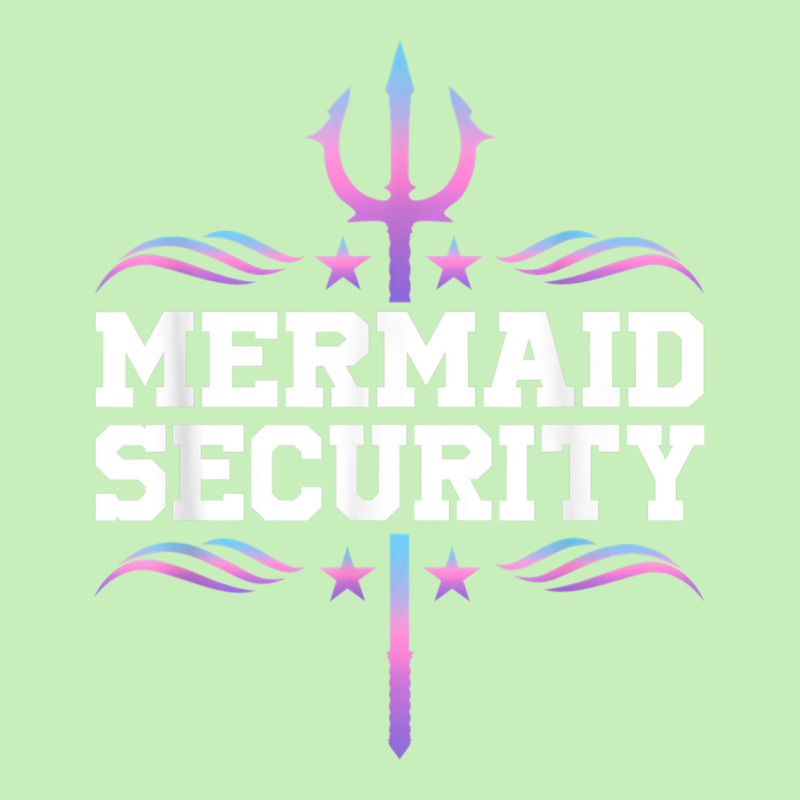 Mermaid Security Tees Mens Boys Swimmer Dad Merdad Trident Urban Heavy T-shirt | Artistshot