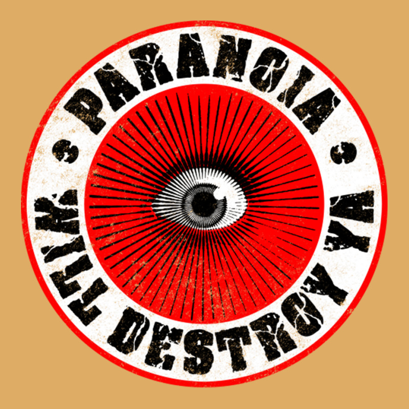 Paranoia Will Destroy Ya' Red Black Amp White Urban Heavy T-shirt by LindaMarisa | Artistshot