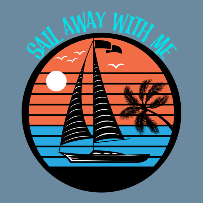 Sail Away With Me Retro Sail Boat Urban Pullover Hoodie | Artistshot