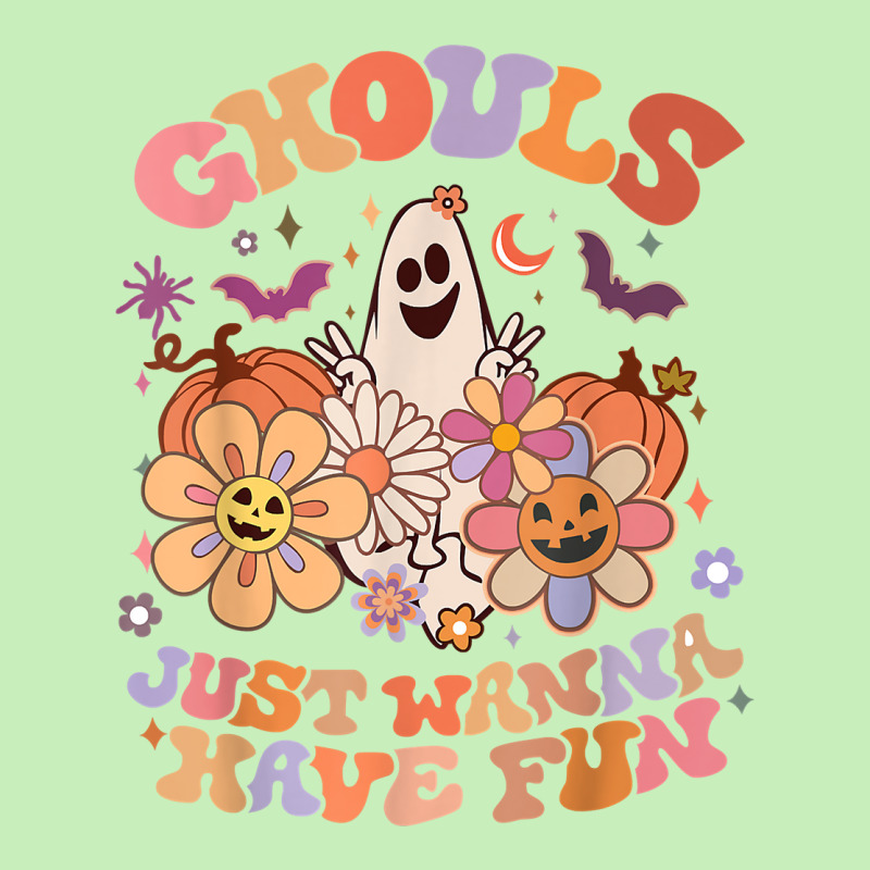 Retro Groovy Halloween Women Men Ghouls Just Wanna Have Fun T Shirt Urban Pullover Hoodie | Artistshot