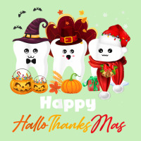 Teeth Hallothanksmas Halloween Thanksgiving Christmas Dental T Shirt Urban Pullover Hoodie | Artistshot