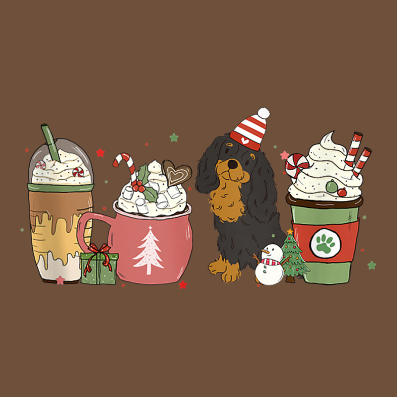 Cavalier Coffee Latte Winter Christmas Cavie Dog Mom Holiday Tank Top Leatherette Tumbler | Artistshot