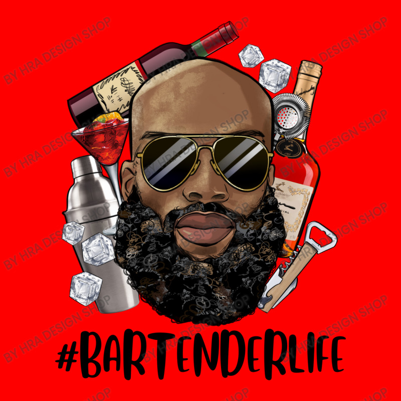 Bartender Life Bald Black Man Bomber Jacket | Artistshot