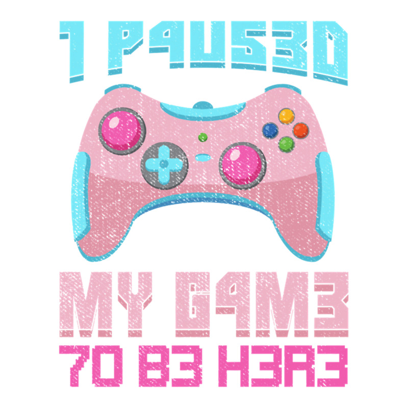 I Paused My Game To Be Here Pink Gamer Girl Leet Bomber Jacket | Artistshot