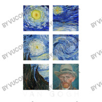 Van Gogh Starry Night Painting Collage With Self-portrait Bomber Jacket | Artistshot