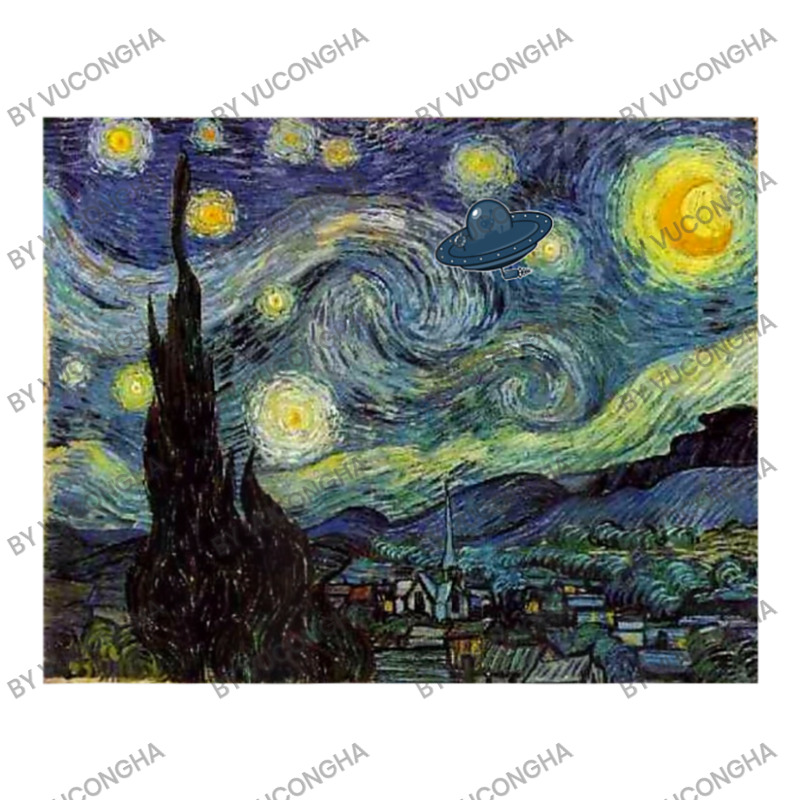 Van Gogh Starry Night Ufo Invasion Artistic Bomber Jacket by vucongha | Artistshot