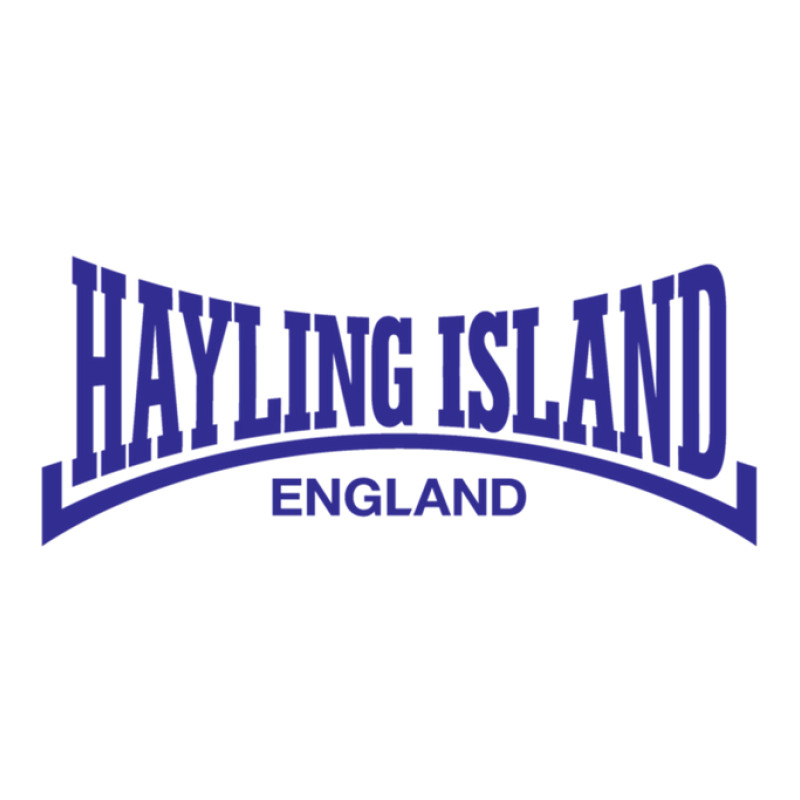 Hayling Island - England Design Blue Bomber Jacket | Artistshot