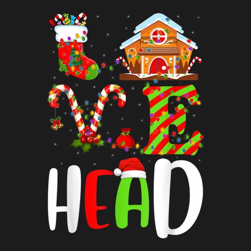 Xmas Lights Love Head Teacher Christmas Beanie by August | Artistshot