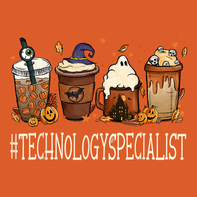 Technology Specialist Horror Coffee Halloween Pumpkin Autumn T Shirt Beanie by cm-arts | Artistshot