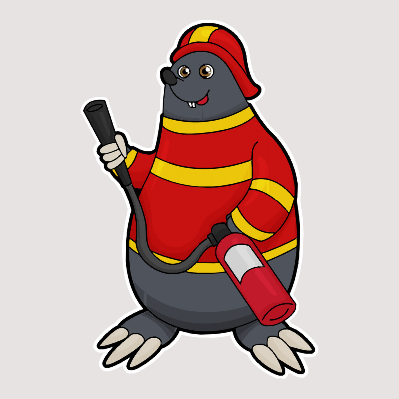 Fire Department T  Shirt Mole As Firefighter With Fire Extinguisher T Beanie by cm-arts | Artistshot