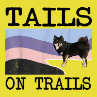 Finnish Lapphund Tails On Trails Funny Dog Hiking T Shirt Beanie | Artistshot