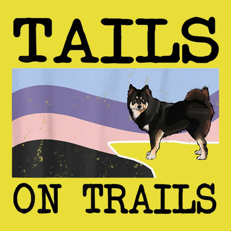 Finnish Lapphund Tails On Trails Funny Dog Hiking T Shirt Beanie by cm-arts | Artistshot