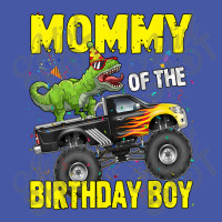 Mommy Of The Birthday Boy Dinosaurs T Rex Monster Truck Characters Car Pom Pom Beanie | Artistshot