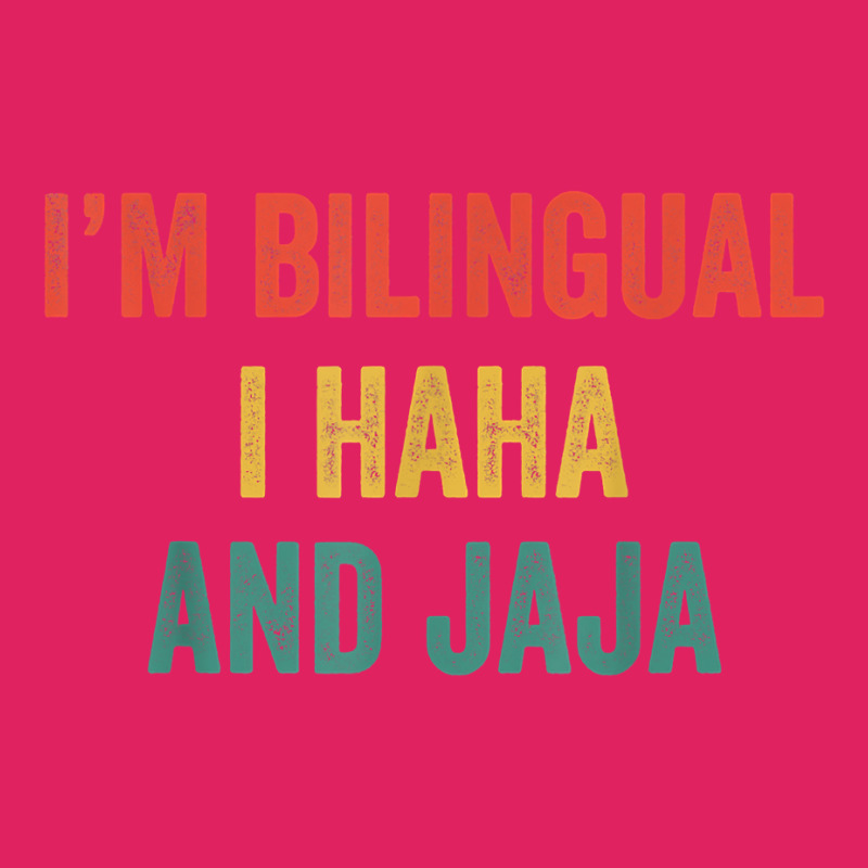 Im Bilingual I Haha And Jaja Funny Spanish Spanglish Teacher T Shirt Pom Pom Beanie by tuckeynkriccijea | Artistshot