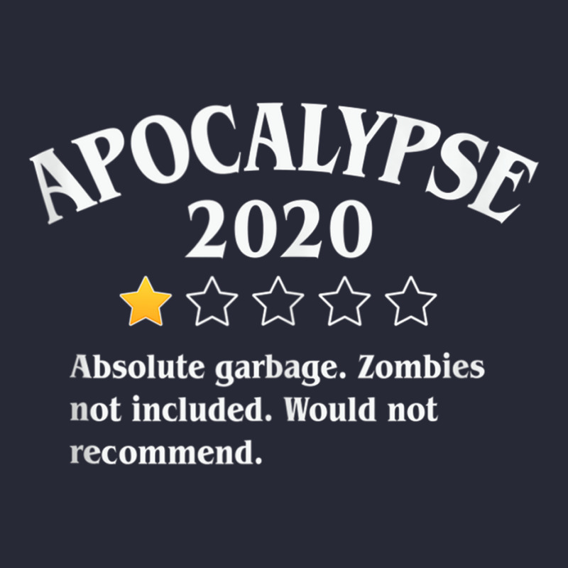 Apocalypse 2020 Review   Zombies Not Included 1 Star Rating Tank Top Pom Pom Beanie | Artistshot